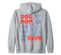Dog Mom Club Life Is Short Spoil Your Dog Pet Lover Sudadera con Capucha