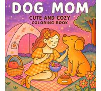 Dog Mom Cute and Cozy Coloring Book: Relaxing Dog Mom Moments with Puppies, Cozy Scenes, and Daily Joys for Teens and Adults