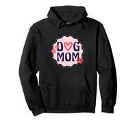 Dog Mom Heart and Paw Prints Graphic Sudadera con Capucha