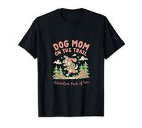Dog Mom on The Trail Adventure Pack de 2 Senderismo Dog Mom Camiseta