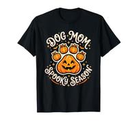 Dog Mom Spooky Season Pumpkin Amante de Las Especias para Halloween Camiseta