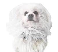 Dog Mouth Cover - 10.23 Inches Breathable Polyester Mesh | Soft Mesh Muzzle, Anti Eating Face Cover, Dog Safety Muzzle, Adjustable Fit, Puppy Training Walking Use Pet Control Accessory