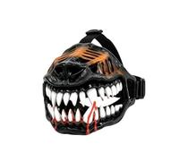 Dog Muzzle for Biting Breathable Flexible Halloween Guard Costume with