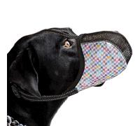 Dog Muzzle for Grooming - Adjustable Soft Malh, Anti-Barking Pet Muzzle, Soft Covered Air Mesh Guard | Outdoor Anti-Bite Dog for Small and Large Dogs Prevents Chewing