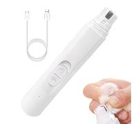 Dog Nail Grinder, Electric Clippers, Cordless Pet Nails Trimmer, Low Noise File Shaver, Rechargeable Grooming Tool Kit for Large, Medium, Small Pets, Home, Salon, Travel, 2.76x2.17x1.18 Inches