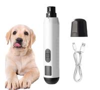 Dog Nail Grinder, Rechargeable Electric Puppy Paws Clippers, Quiet 5-Speed Cat Nail Grinder, Ideal for Large, Medium, Small Puppies, Safe and Effective Pet Grooming Tool