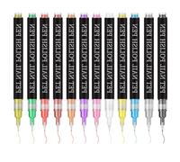 Dog Nail Pens | Safe 12 Colors Quick-dry Precision Tip Pet Grooming Tool