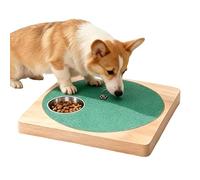Dog Nail Scratch Board - Dog Scratch Pad For Nails | Wooden Dogs Scratchs Boards with Treat Box Wooden Slow Feeder For Large Medium Small Puppy Training Home Corner Carpet Furniture Protection
