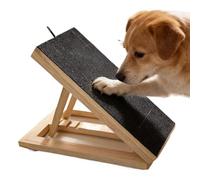 Dog Nail Scratch Board - Dog Scratching Post with Treat Box Wooden,Dogs Nail File Scratch Board For Puppy Small Medium Large Indoor Outdoor Home Balcony