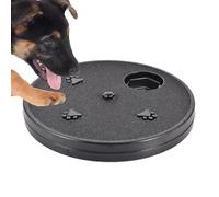 Dog Nail Scratch Board Rotatable Dog Nail Boards, (12,99 x 12,99 x 1,57 pulgadas) Portable Round Stimulating Puzzle, Pet Treat Puzzles for Small Medium Large Breed