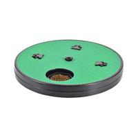 Dog Nail Scratch Board, Rotatable Dog Nail Boards, (12.99x12.99x1.57 Inches) Portable Round Stimulating Puzzle, Pet Treat Puzzles for Small Medium Large Breed