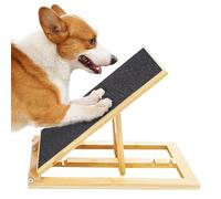 Dog Nail Scratch Board, Wooden Foldable Scratch Pad, Comfortable Pet Grooming Tool for Indoor Outdoor Travel, Senior Claw Maintenance, Portable Puppy Care 14.96x9.84x5.91 Inches