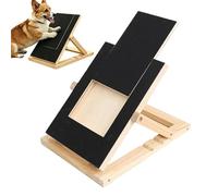 Dog Nail Scratch Board, Wooden Interactive Adjustable Treat Box Trainer, Pet Nail Filing Scratch Pad Grooming Tool For Home Dorm Apartment Bedroom Living Room Indoor Training Exercise Care Use
