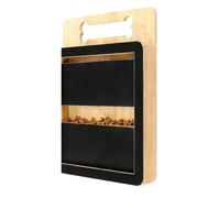 Dog Nail Scratch Board - Wooden Sandpaper Training Tool | Built-in Treat Box, Ergonomic Nail Care Accessory, Practical Grooming Aid for Puppy Small Medium Large Breeds Living Room