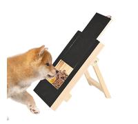 Dog Nail Scratcher Board - Wooden Interactive Grooming Mat, Paw Filing with Treat Reward System, Furniture Training Tool, Pet Care Accessory, Redirection Device for Indoor Behavior Home Use