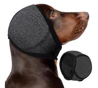 Dog Noise Cancelling Ear Muffs - Cotton | Soundproof Protective Covers, Waterproof and Adjustable Ear Wrap For Cats and Dogs | Ideal For Small, Medium, Ands Large Breeds During Grooming, Bathing