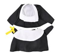 Dog Nun Costume for Halloween, Funny Cat Nun Outfit, Pet Dress up Supplies, Cosplay Apparel, Holiday Accessories Photo Props for Cat Kittens Puppies Dogs, Fashion, 53g