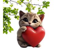 Dog Ornament - Ornament para mascotas | Acrylic Dog Ornament | 2D Acrylic Valentine's Day Dog or Cat Keychains, Animal Ornament, 2D Acrylic Valentine's Day Dog Or Cat Keychains - Llavero para casa