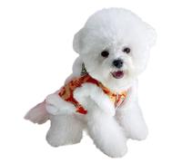 Dog Outfit - 150 G Chino New Year Coat, Spring Festival Pet Traje, Soft Lion Dance Clothing | Traditional Lunar Holiday Dress for Small Medium Kitten Home Walking Party Cosplay Gift