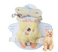 Dog Pack Harness, Dog Vest Harness, Dog Pack Harness with Traction Rope, Plush Doll, Dog Backpack, Comfortable Pet Harness for Walking, Dog Walking Rope, Practical Pet Supplies for All Dogs
