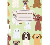 Dog Pattern Notebook: Cute Lined Journal with repeating cartoon dogs | 100 pages for School Notes, Journaling or Doodling