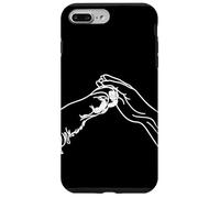 Dog Paw and People Hand High Five Carcasa para iPhone 7 Plus/8 Plus