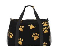 Dog Paw - Bolsa de viaje compacta resistente al agua para deportes, gimnasio y fin de semana para hombres y mujeres