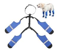 Dog Paw Boot Leggings, Waterproof Dog Shoes, 31,5 x 26,47 in Non Slip Pooch Winter Boots, Compact Medium Puppy Boots with colgantes, Dirty-Proof Canine Footgear