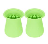 Dog Paw Cleaner, Pet Foot Washer, Pet Foot Cleaner, Paw Washer Cup, Portable Dog Paw Cleaner with Massage Needle Design, Silicone, 3.54x3.54x4.92 Inches for Walking, Traveling, Home and Camping