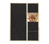Dog Paw Nail Scratch Pad, Pet Paw Nail Scratch Pad, Square Scratch Trimming Board, Portable Dog Nail Scratch Board, Puppy Square Nail Scratchboard, Easy To Use, Portable for Pet, Dog, Medium Dog