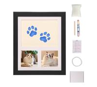 Dog Paw Print Frame, Memorial Picture Photo Frame Remembrance Casting