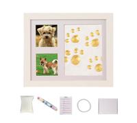 Dog Paw Print Frame, Memorial Picture Photo Frame Remembrance Casting