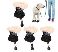 Dog Paw Protection Shoes, Warm Dog Shoes, Thermal Dog Boots, Cold Weather Dog Shoes, Outdoor Dog Shoes, Boots, Outdoor Thermal Dog Boots 4X Warm Pet Shoes for Cold Weather and Beach