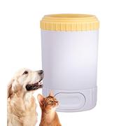 Dog Paw Washer, Automatic Pet Cleaner, Silicona Muddy Scrubber 3,54 x 3,54 in, Gentle Cleaning Brush, Efficient Foot Scrubbing for Pets Small and Big Dog Breeds