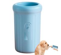 Dog Paw Washer, Pet Muddy Foot Cleaning Cup 8,5 x 8,5 x 15 cm, portátil Soft Bristle & Detachable Paw Washer for Small/Medium/Large Breeds, Daily Grooming, Post-Walk