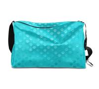 Dog Paws - Bolsa de lona de cuero para hombre, mujer, niños y niñas, patrón de patas, fin de semana, durante la noche, deportes, gimnasio, bolsa de viaje, bolso cruzado de un solo hombro, color,