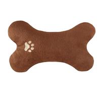 Dog Pillow - Neck Support Pet Plush Toy | Soft Filled Fabric Bone Shaped Comfort Cushion for Cuddling Resting Calming Relaxation Indoor Outdoor Kennel Crate Bed Companion