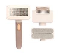 Dog Pin Brush, Multifunctional Dematting Comb 7.48x3.15 Inches, Reusable Cleaning Tool for Domestic Animals, Portable Pet Grooming Supplies for Dogs & Cats