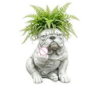 Dog Planter Holder, French Bulldog, 5.9x3.9 Inches Modern Gear with Funny Style, Flower Pot Set with Easy Display, Home Accessories for Succulents Cactus Bonsai Garden Offices Patio Balcony & Terrace