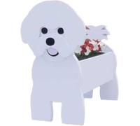 Dog Planter Plant Pots, Animal Shaped Cartoon Planter, Small Succulent Handmade Plant Pot Indoor Outdoor, Dog Lover Dream Gift, Home Kitchen Desk Garden Decor(E)