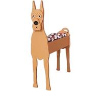 Dog Planter Plant Pots, Animal Shaped Cartoon Planter, Small Succulent Handmade Plant Pot Indoor Outdoor, Dog Lover Dream Gift, Home Kitchen Desk Garden Decor(F)