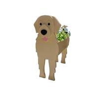 Dog Planter Plant Pots Cartoon Animal Planter for Garden Decoration, Golden Retriever Shape Plant Container Holder, Flower Pot for Outdoor Indoor Plants Storage