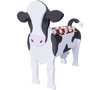 Dog Planter Plant Pots, Creative Cat Plant Containers, Goat Plant Pot Flower Pot Garden Decoration Animal Shaped Planters Suitable for A Variety of Plants(Cow)