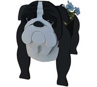 Dog Planter Plant Pots, Cute Pet Dog Planter Box Plant Flower Pot with Drainage Design Container for Indoor Outdoor Garden Decorations, PVC Material(French Bulldog)