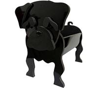 Dog Planter Plant Pots, Cute Pet Dog Planter Box Plant Flower Pot with Drainage Design Container for Indoor Outdoor Garden Decorations, PVC Material(Pug)