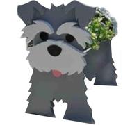 Dog Planter Plant Pots Succulent Pots Indoor Use PVC Material A Set of 1 Pieces For Kids, Small Potted Succulent Plant Pot with Drainage Hole, Antique Style(A)