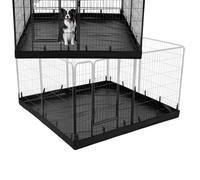 Dog Playpen, Indoor Fence Pad, 48in Washable Pee Pad, Waterproof Oxford Cloth, Reusable Liner Great for Pet Training, Whelping, Sofa, Bed, Trunk, Play Area, Trainings Crate