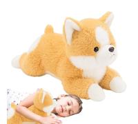 Dog Plush Pillow, Soft And Comfortable Planking Dog Plush, Stuffed Animal Plush Toy, Plush Dog Animal Soft Toy, Soft And Comfortable Squat Plush, Squat Plush Toy For Kids, Plush Dog Toy For Adults,