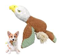 Dog Plush Rope Toys - Durable Interactive Squeaky Chew for Teeth Cleaning | Indestructible Tug Small Medium Dogs Puppies, Fun Indoor Outdoor Play Training Accessories to Keep Entertained Active