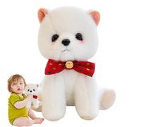 Dog Plush Toy, Soft Dog Toy, Dog Stuffed Toy, Cute Dog Toy, Puppy Doll Plushie, Puppy Plush Toy, Soft And Cute Dog With Bowtie Stuffed Plushie Toy, Cute Sitting Dog Stuffed Animal For Home Decor
